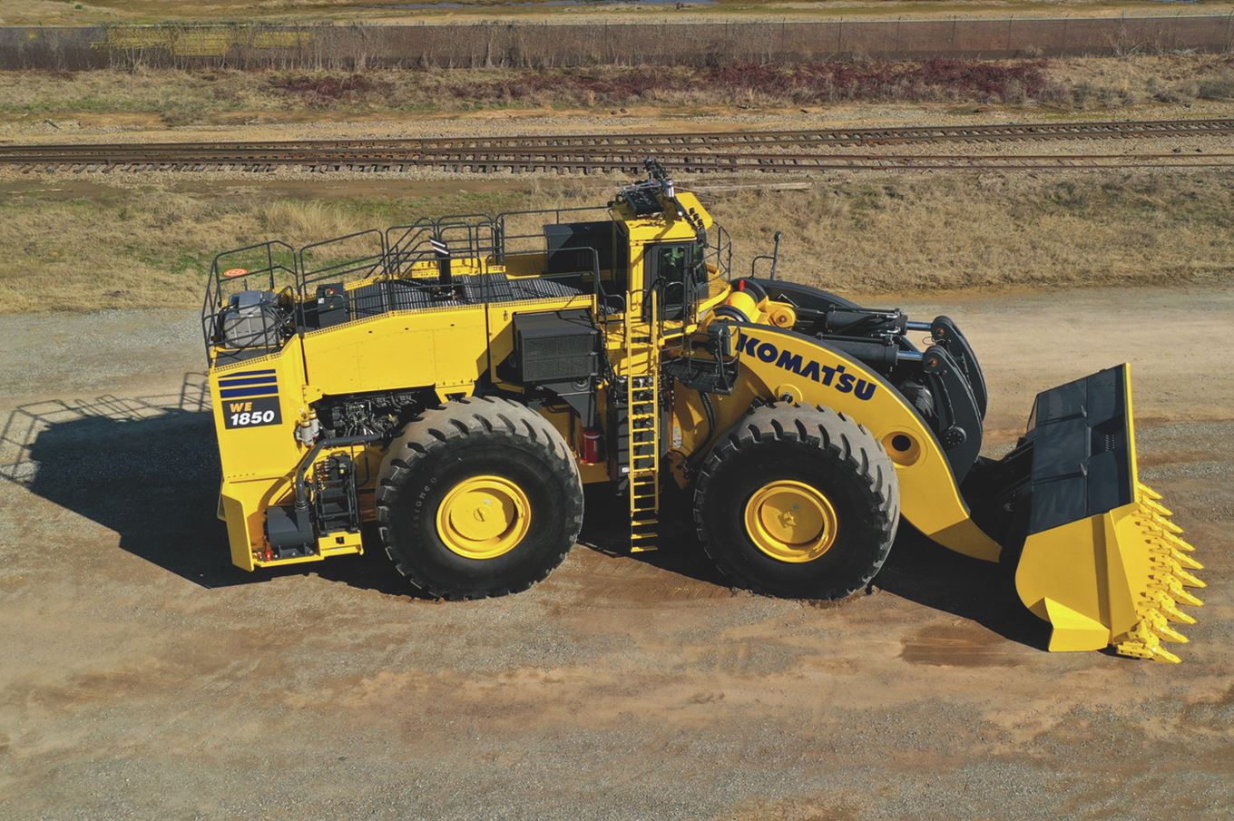 معرفی لودر کوماتسو WE1850
