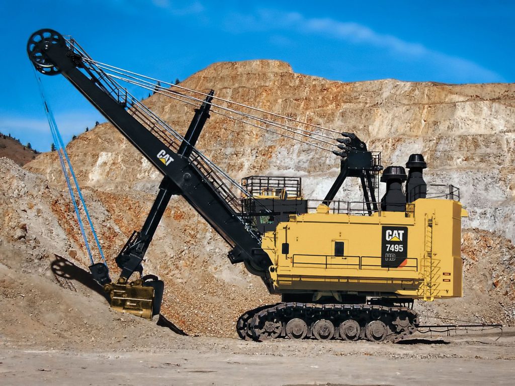 معرفی شاول برقی کاترپیلار مدل 7495